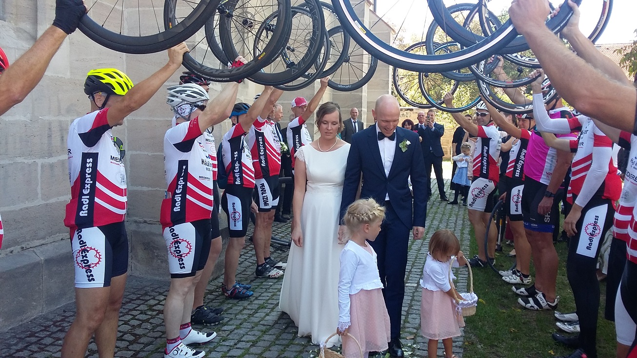 Radlexpress gratuliert zur Hochzeit